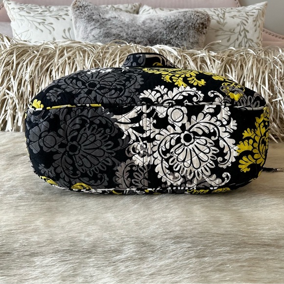 VERA BRADLEY Baroque 2010 Stroll Around Baby Diaper Bag Tote Black Yellow Y2K - Picture 14 of 17